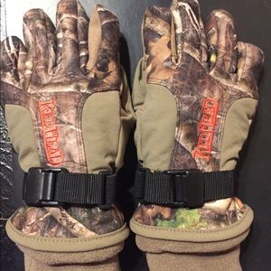 Redhead Camo Youth Waterproof Gloves